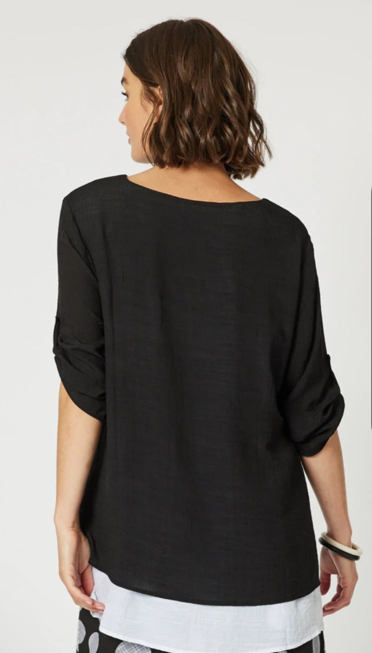 Clarity layered top