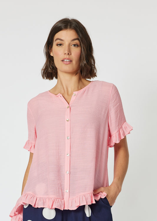 Clarity Portofino top in coral