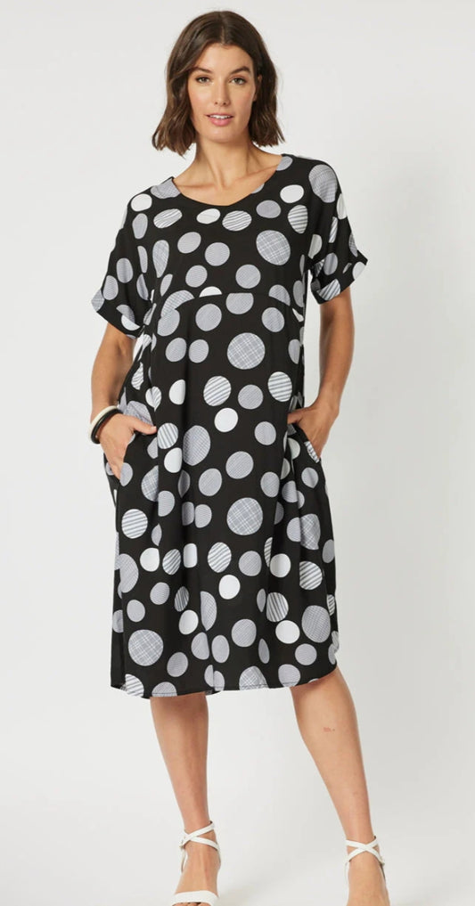 Clarity Cosmos spot dress