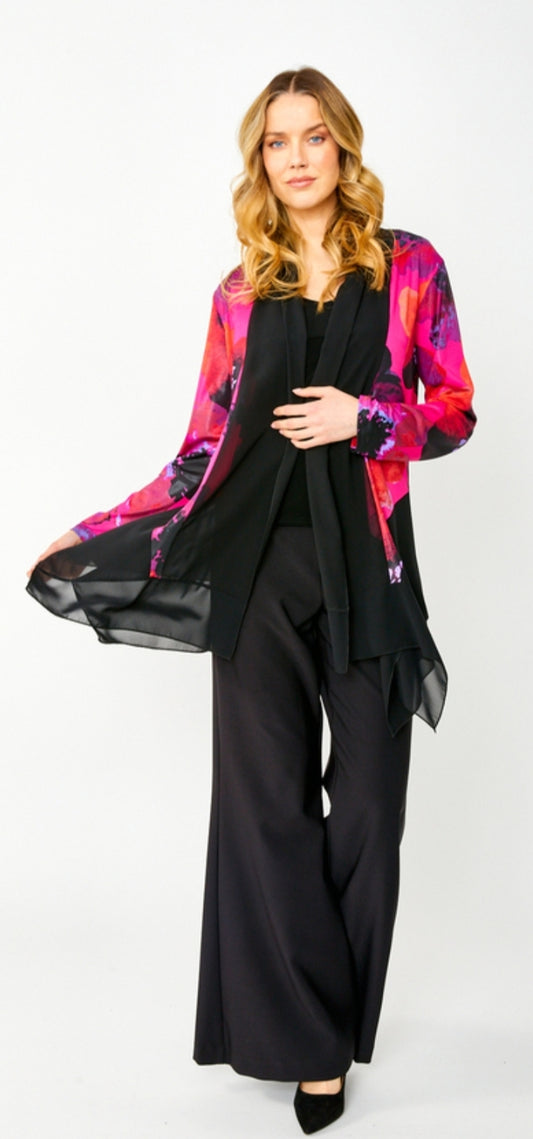 Frank Lyman fuschia print jacket