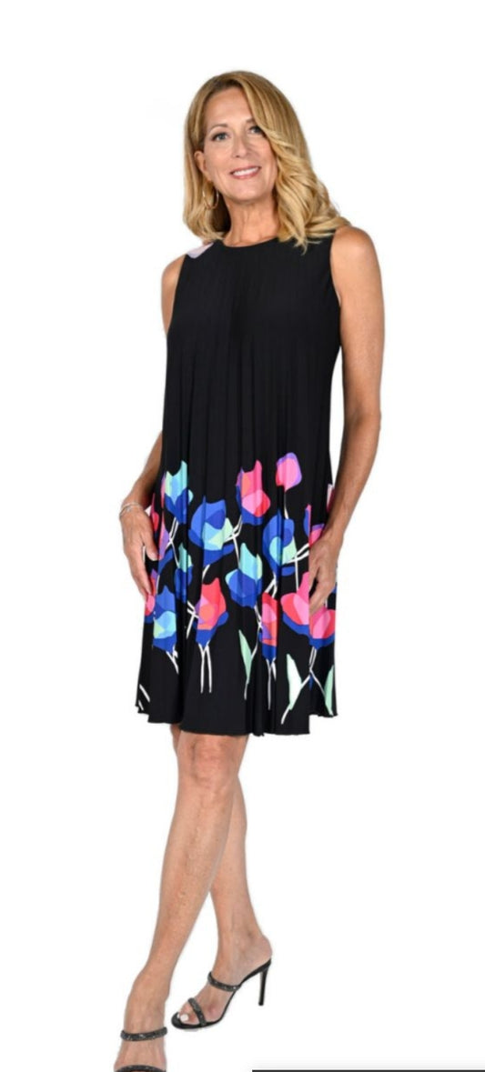 Frank Lyman pleated floral dress