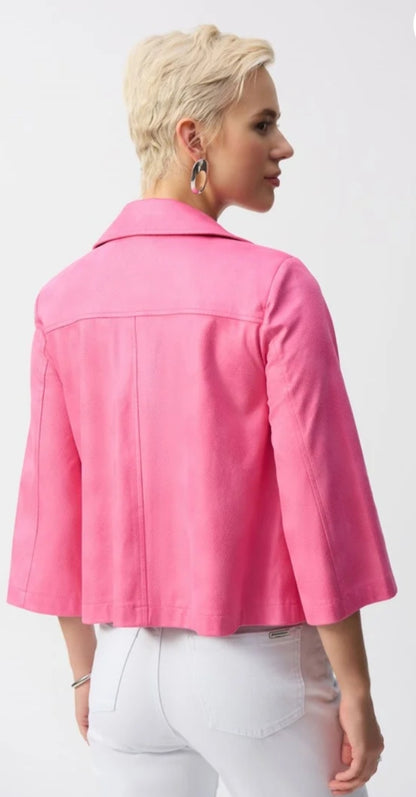 Joseph Ribkoff candy pink swing jacket