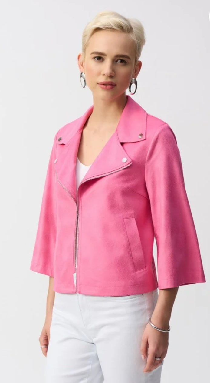 Joseph Ribkoff candy pink swing jacket