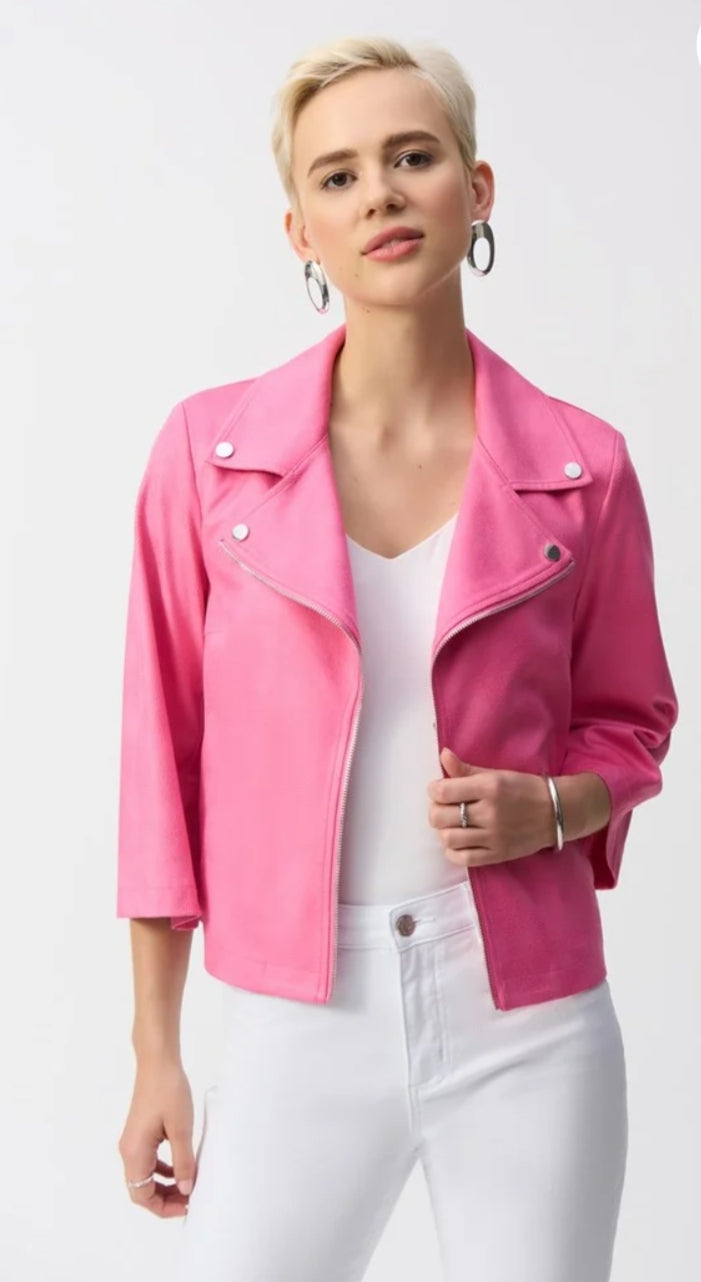 Joseph Ribkoff candy pink swing jacket