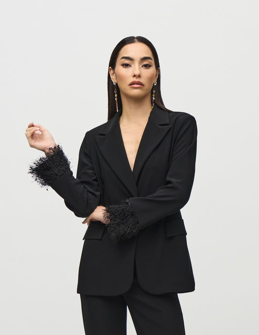 Joseph Ribkoff blazer with sleeve detail