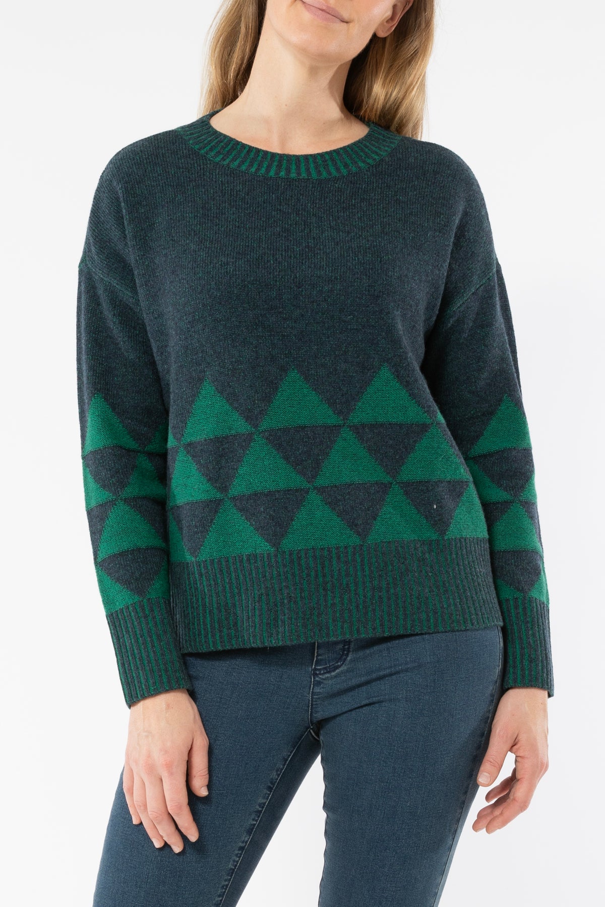 Jump Intarsia knit