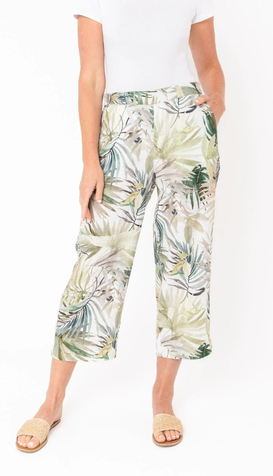 Jump Havana print linen pant