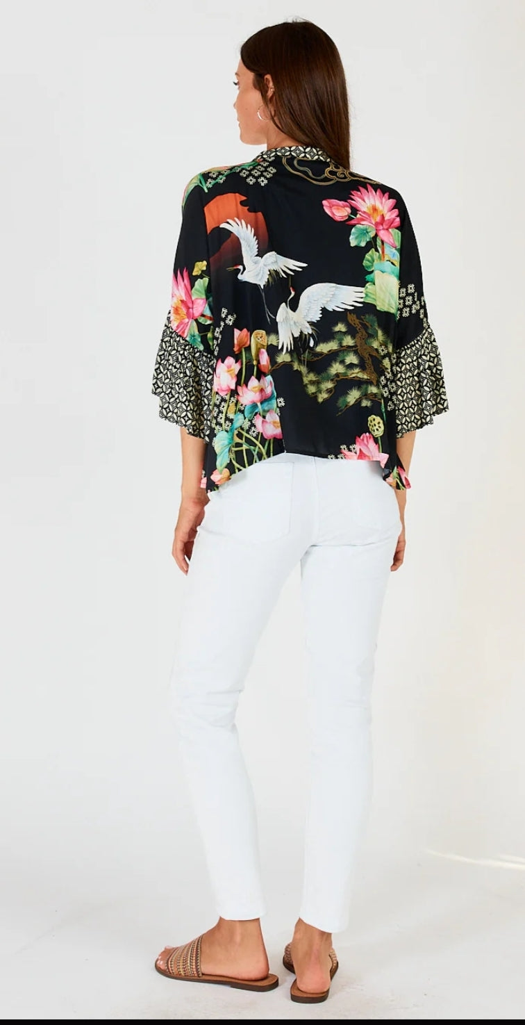 Lula Soul jacket Yoshiko print