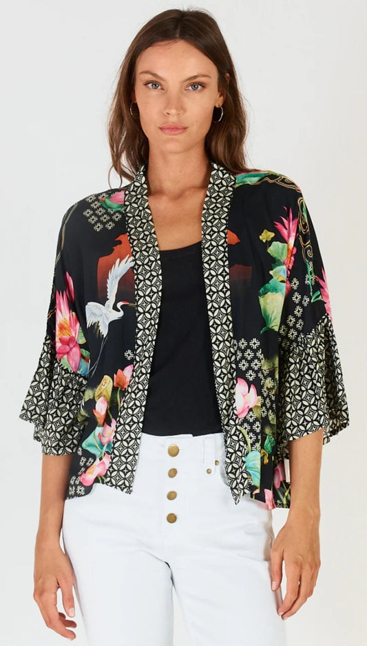 Lula Soul jacket Yoshiko print