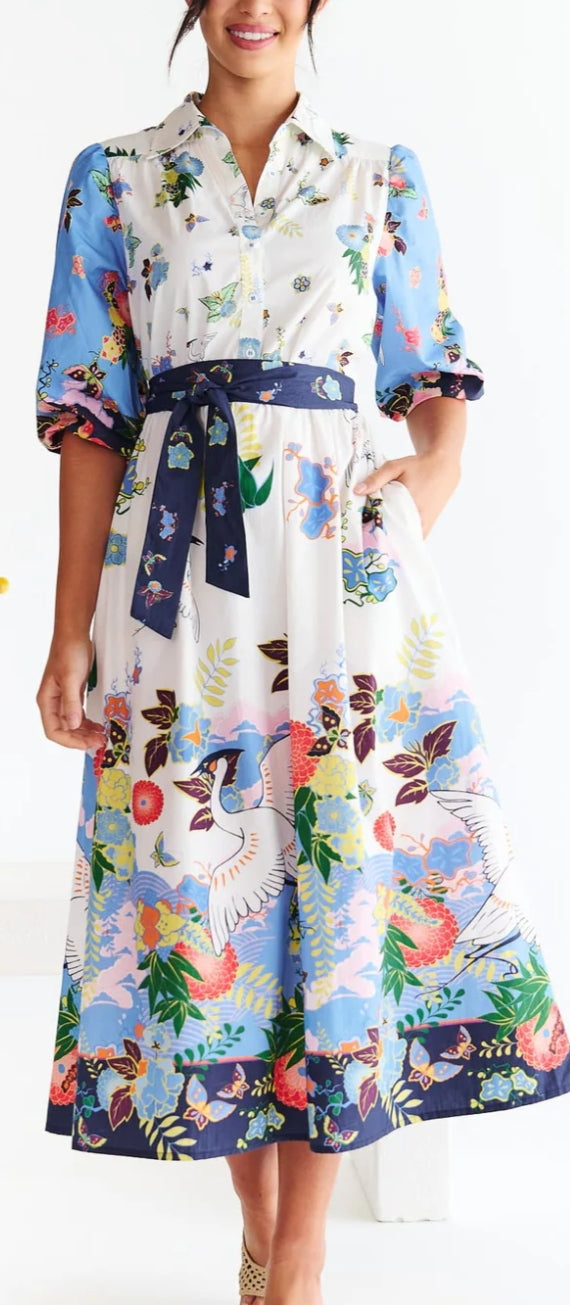 Maude Vivant garden print dress