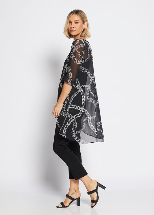 Philosophy necklace print tunic