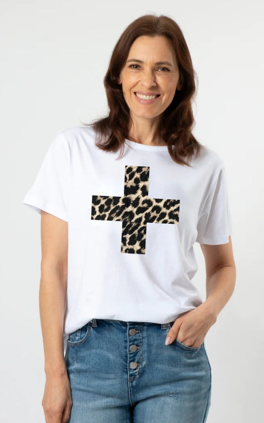 Stella and Gemma white tee