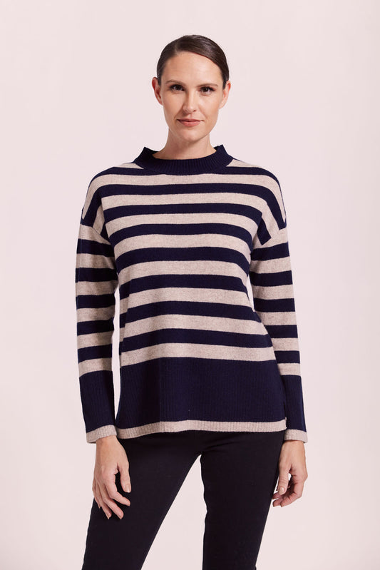 See Saw merino stripe sweater