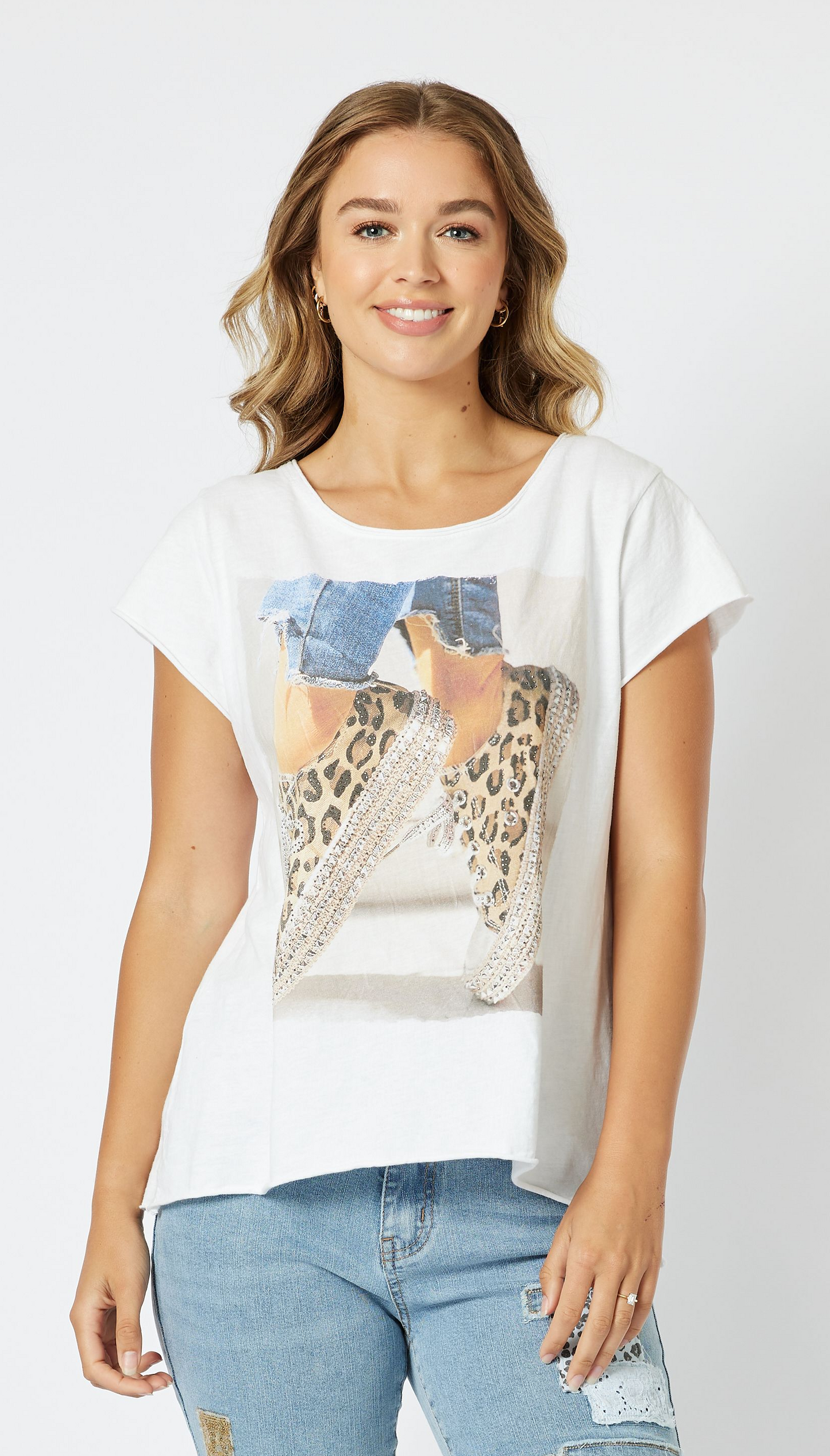 Threadz Espadrille print tee