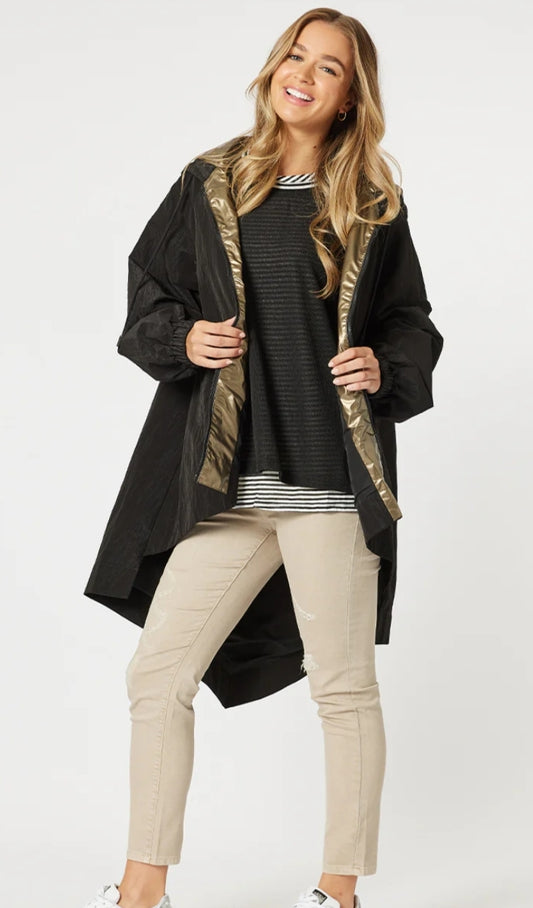 Threadz black and gold jacket