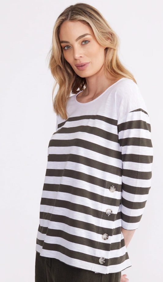 Yarra Trail stripe tee