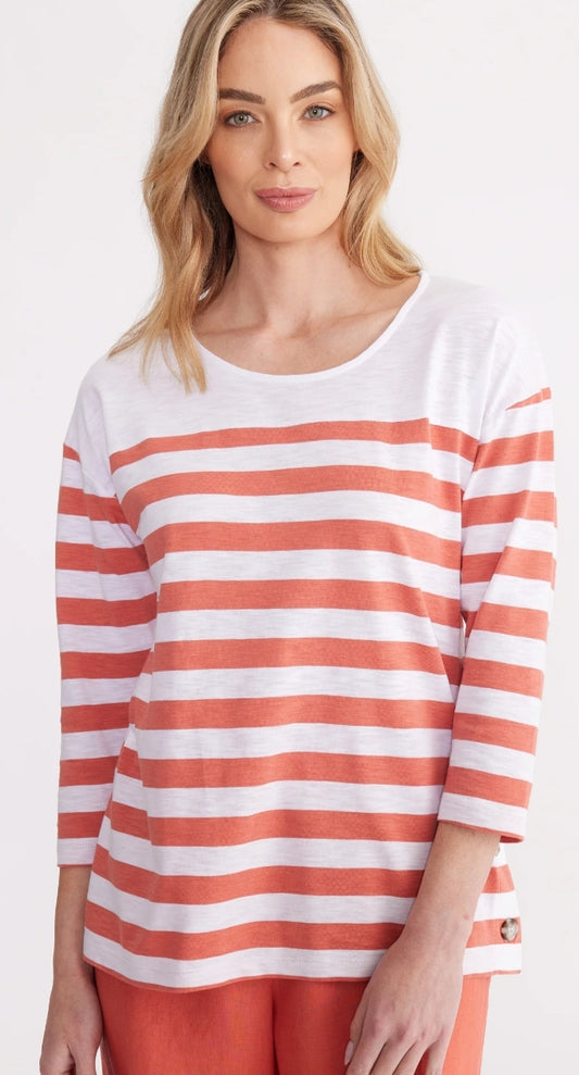 Yarra Trail stripe tee