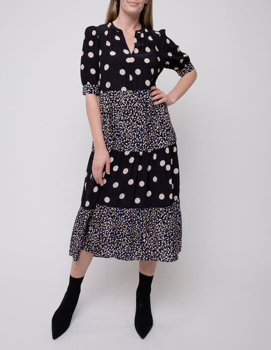 Ping Pong tiered spot dress